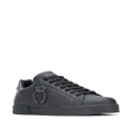 Dolce & Gabbana Portofino crown-patch leather sneakers - Black