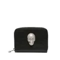 Philipp Plein skull-detail zip-up purse - Black