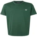 Fred Perry embroidered logo cotton T-shirt - Green