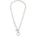 Rabanne toggle chain pendant necklace - Silver
