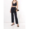 Dion Lee high-rise cropped trousers - Blue