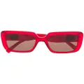 Versace Eyewear red translucent sunglasses