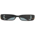 Balenciaga Eyewear BB rectangle-frame sunglasses - Brown