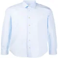 Paul Smith spread collar cotton shirt - Blue