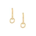Wouters & Hendrix Rebel long stud earrings - Gold
