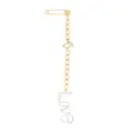 Wouters & Hendrix paperclip chain-link brooch - Gold