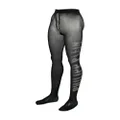 Philipp Plein logo gem-embellished tights - Black