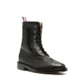 Thom Browne brogue-detail ankle boots - Black