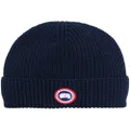 Canada Goose Arctic Disc ribbed-knit beanie - Blue