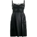 Dolce & Gabbana satin slip dress - Black