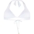 Dolce & Gabbana triangle bikini top - White