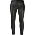 alice + olivia Maddox leather leggings - Black