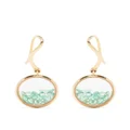 Aurelie Bidermann 18kt yellow gold emerald Chivor earrings