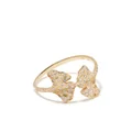 Aurelie Bidermann 18kt yellow gold Ginkgo diamond ring