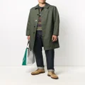 Mackintosh MANCHESTER single-breasted car coat - Green