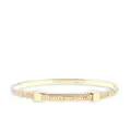 Balenciaga Logo hoop bracelet - Gold
