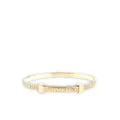 Balenciaga Logo hoop bracelet - Gold