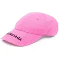 Balenciaga logo-embroidered baseball cap - Pink
