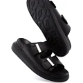 Alexander McQueen Hybrid leather sandals - Black