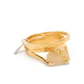 Wouters & Hendrix stacked stone ring - Gold