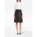Prada straight-fit knee-length skirt - Black