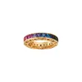 Dolce & Gabbana gradient sapphire ring - Gold