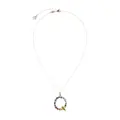 Dolce & Gabbana 18kt yellow gold initial Q gemstone necklace