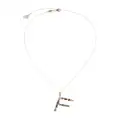 Dolce & Gabbana 18kt yellow gold initial F gemstone necklace