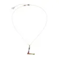 Dolce & Gabbana 18kt yellow gold initial L gemstone necklace