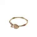 Dolce & Gabbana 18kt yellow gold Devotion diamond heart bracelet