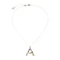 Dolce & Gabbana 18kt yellow gold initial A gemstone necklace