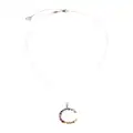Dolce & Gabbana 18kt yellow gold initial C gemstone necklace