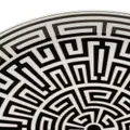 GINORI 1735 Labirinto serving plate (31cm) - Black