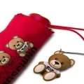 Moschino bear motif umbrella - Red