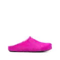 Marni Fussbet Sabot calf-hair slippers - Pink