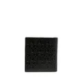 Saint Laurent perforated leather cardholder - Black