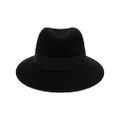 Maison Michel Henrietta wool fedora hat - Black