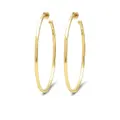 Jennifer Meyer 18kt yellow gold medium hammered hoop earrings