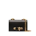 Alexander McQueen mini jewelled shoulder bag - Black