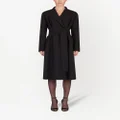 Dolce & Gabbana belted double-breasted coat - Black