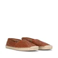 Dolce & Gabbana woven leather espadrilles - Brown