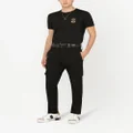 Dolce & Gabbana double-waist straight-leg trousers - Black