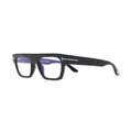 TOM FORD Eyewear square-frame clear-lens glasses - Black