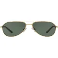 Dolce & Gabbana Eyewear tortoiseshell-effect pilot-frame sunglasses - Green