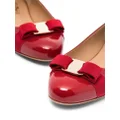 Ferragamo Vara bow ballerina shoes - Red