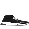 Balenciaga Speed lace-up knitted sneakers - Black