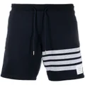Thom Browne 4-Bar stripe shorts - Blue