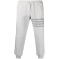Thom Browne 4-Bar stripe cotton track pants - Grey