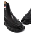 Thom Browne RWB stripe ankle boots - Black