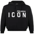 Dsquared2 Icon-print hoodie - Black